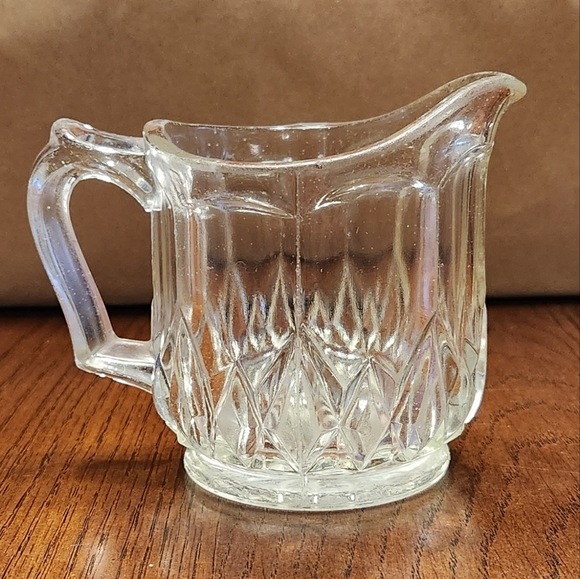 Vintage Bartlett Collins Etched Glass Footed Creamer and Sugar Bowl - Picture 2 of 16